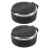 2Pièces Cendrier ABS Noir Anti- Et Sans Odeur Compact 1
