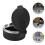 2Pièces Cendrier ABS Noir Anti- Et Sans Odeur Compact 10