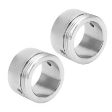 2 Stück Edelstahl Heizungsventil Adapter Set M30 x 1,5 für Heizungen & Thermostate