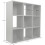 Charles Jacobs (9 Grey Drawers) Charles Jacobs Grey 9 Cube Open Book Shelf Storage 2