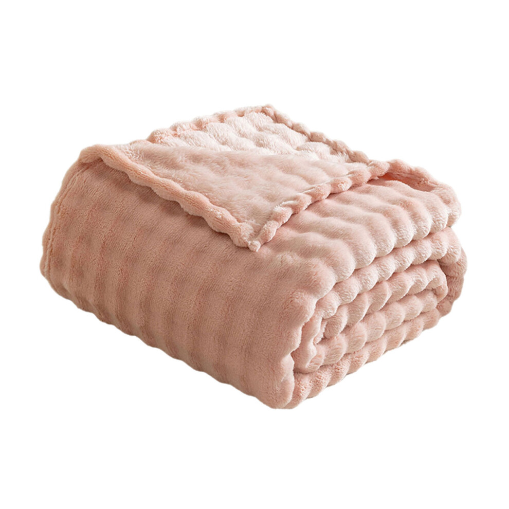 Plushes Faux Rabbit Furs Blanket Fluffys Warm-leather pink-image-OPC-PNBXBWN-NEW