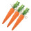 12 Pcs Easter Carrot Ornaments Fabric Mini Decor For Spring Party 2