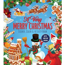A Very Merry Christmas Sticker Color amp Activity Book by Editors of C