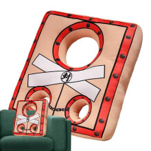Throw Pillows, Shackle Sofa Cushions, Plush Seat Pad, Soft Backrest, Red 18.9 x 20.4 In, Reading Nook and Dorm Seating