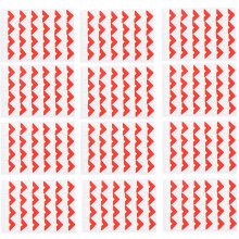 Colorful Self Adhesive Corner for Pictures, 12Pcs Sticker-Red