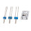 3Pcs Twin Needle Stretch Machine Needle and Presser Foot-B 1