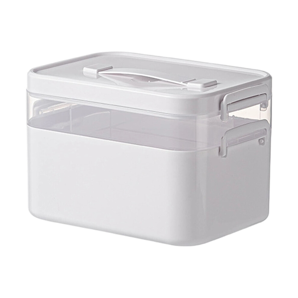 Multilayer Medicines Organizers Box With Clear Lid-small 2