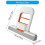 Multipurpose Mini Foldable Cleaning Sponge Mop-white black set2 4
