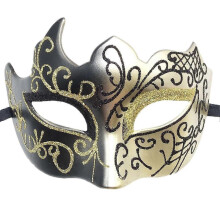 (Guld) Karneval Herre Makeup Ball Maske Karneval Romersk Maske Optræden Festmaske