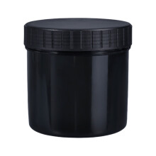 Food Grade Plastic Container Airtight Sealable-Black 500ML