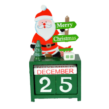 Calendar de Advent din lemn de Crăciun, Calendar de Advent cu blocuri de lemn în stil rustic, Cadouri vintage pentru decorul lui Moș Crăciun,