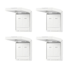 Wandmontage Switcher Guard Protectors Waterafstotende-Wit