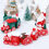 Train miniature pour décoration de fêtes, design de Noël unique, assemblage facile 5
