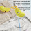 Supports de tête de brosse à-Jaune 1 housse de protection 1 7