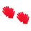 2 Kinderhandschoenen Winter Gebreid 4-12 Rood 10
