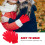 2 Kinderhandschoenen Winter Gebreid 4-12 Rood 7