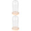 2Pcs 9X24Cm Tampa De Transparente Com Base De Madeira 10