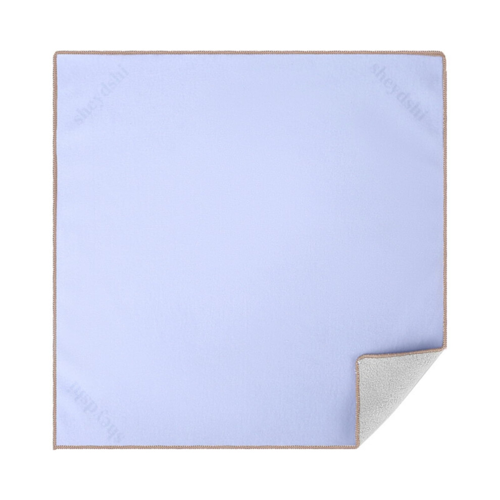 Protective Wrap Camera Lens Protector Cover, Lightweight Soft Cloth, Selfadhesive, Folding, Washable, 250X250mm Sky Blue 9339159506752