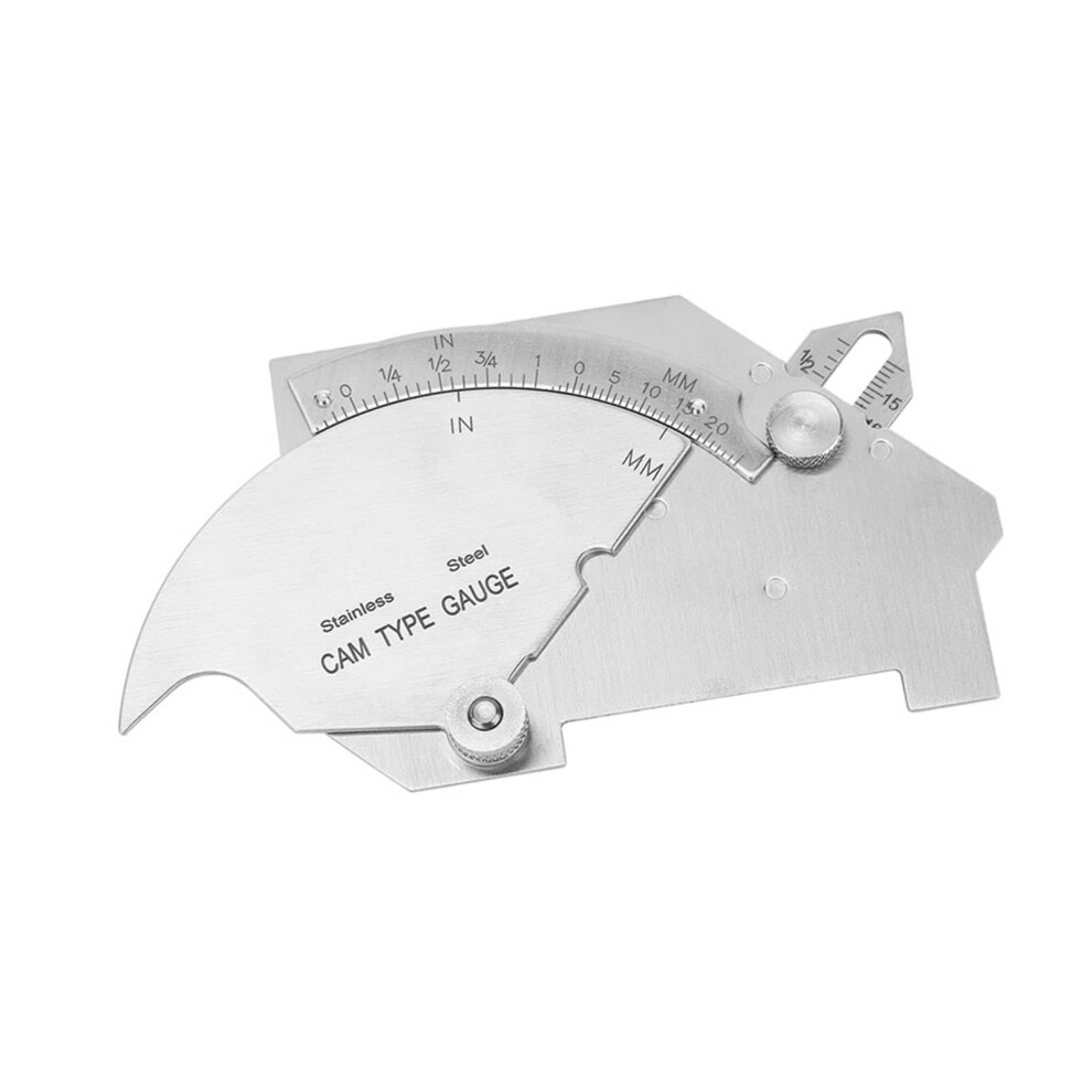 Stainless Steel Weld Gauges Seam Inspection Ruler Cam Welding Gauge Lasermarked Scale For Welding Measurement 9323874243801