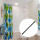 Adjustable No Drill Shower Curtain Rod For Bathroom And-White 5