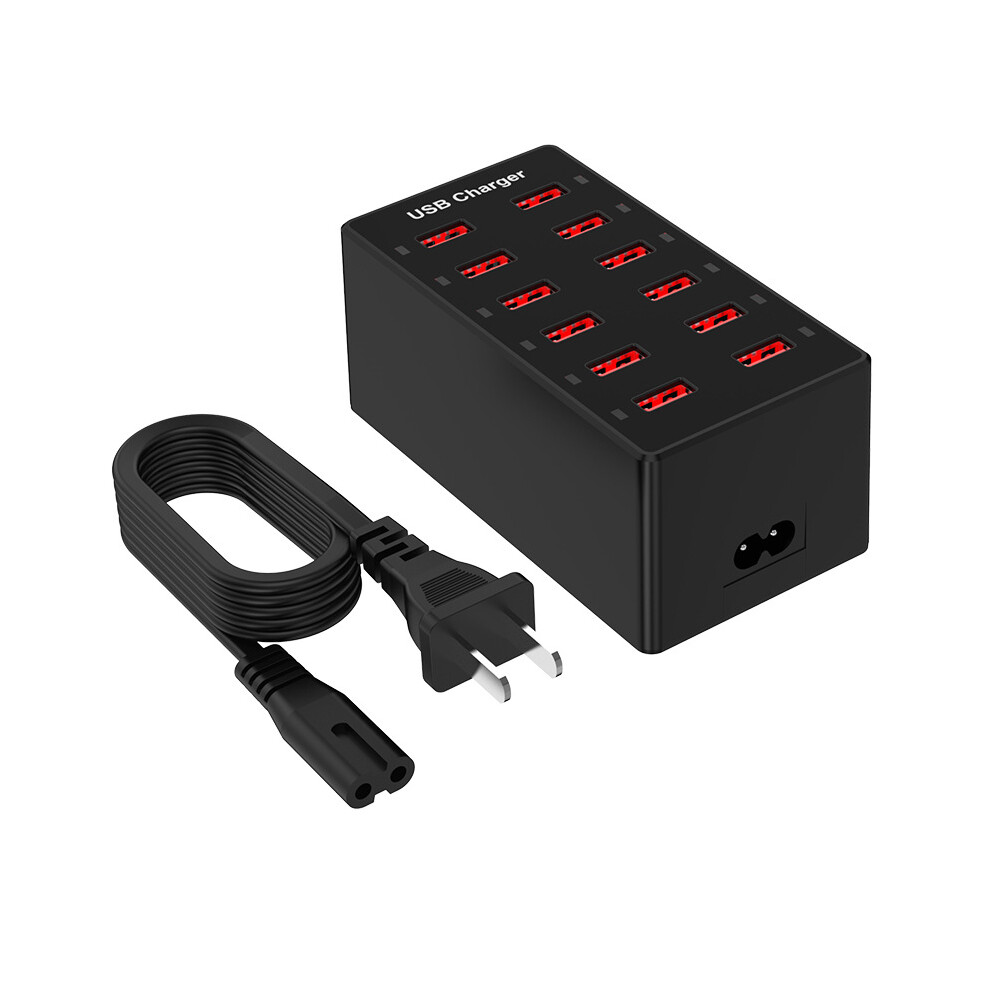 12-Port Usb Charger, Multi-Port Socket, 5V2a Desktop Charging Station 8804717434972