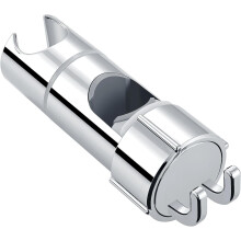 Joyoldelf universal handduschhållare, 16-27 mm justerbar duschmunstyckehållare, duschmunstyckesfäste för badrum, ABS-förkromade du