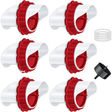 Set hrănitor pui (6 piese), hrănitor pui DIY, accesorii hrănitor pui pentru găleți și cutii