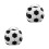 2 Pezzi Portaoggetti In A Forma Design Calcio 10