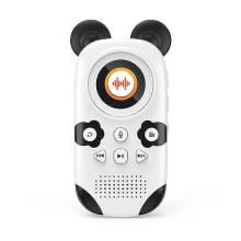 Julegave 2025 Sød Panda-stil Mp3-afspiller med højttalere til børn 32 GB Bluetooth 5.0 Mp3-afspiller Maksimal understøttelse 128 GB TF-kort