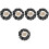 5 Sets Geplooide Poppenogen Simulatie 6
