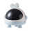 Miniature Rabbits Desktop Garbage Container-Running rabbit blue 1