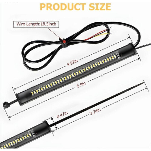 stk. motorcykel LED blinklys - YuJia 1