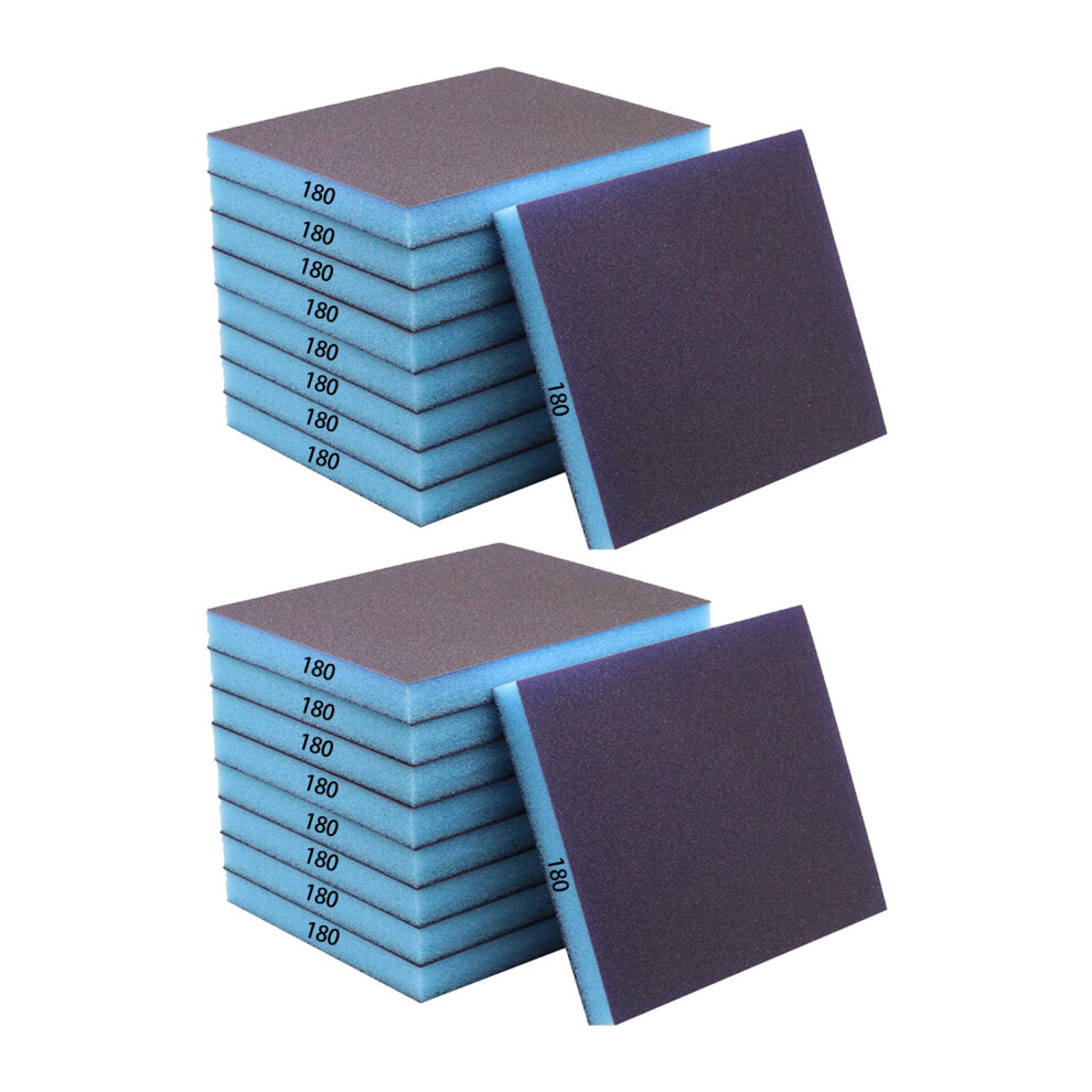Sanding Sponges Multipurpose 18 Pack Soft Wet And Dry Use Washable Pads For Wood And Metal Polishing 9339159506981