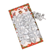 Set elegant de fundițe de Crăciun, suprafață netedă și inodoră, include legături răsucite pentru legare și desfacere ușoară