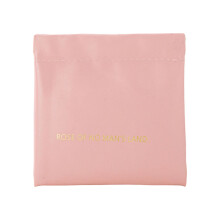 PU Leather Cosmetic Storage Pouches Auto-small Rose Powder