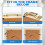 Cintres muraux polyvalents, paquet de 5, construction en acier 5