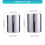 Gobelets de brosse à dents antirouille en acier-500ml 7