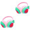 2Pcs Watermelon Kids Earmuff Thick Plush Warm Winter Protector 3