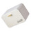 Boîte de rangement imperméable en plastique de support de-Blanc 1