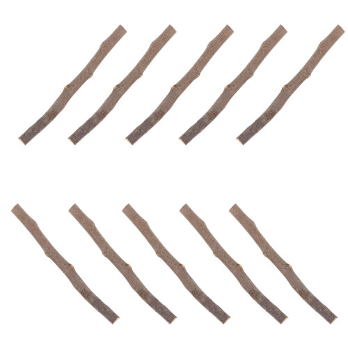 50 Pezzi Legno Naturale Lungo Stile Per Casa