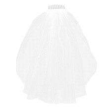 2 Pièces Voile De Coiffe Ornement Pour