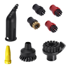 Steams Cleaner Replacement Brushes, Large & Small Rounds-Set 3