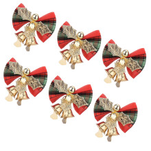 Christmas Mini Bows, Elegant Bowknot Tree Ornaments, Red Green Holiday Decor, Crafting Fun For Guests, Festive Holiday Decor, For Coffee Shops Guest H