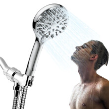 Pressure Showerheads With Hose, 9 Spray Modes, Water Saving, Shower Wand Head, Hair Washing, Children And Pets