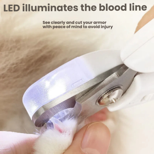 Nail Scissors And Nail Sharpener Compatible with Cats With LED Light To Prevent Scratching 2