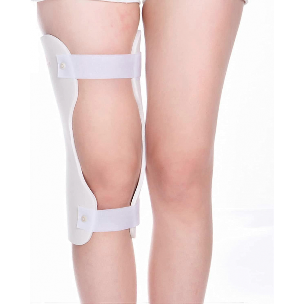 Knee Splint Breathable Orthopedic Knee Splint Knee Immobilizer Compression Sleeve Straight Leg Support Brace Compatible with Arthritis Sports