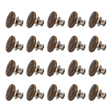 20Pcs Round Waist Extenders Button Adjustable Pants-Style 17