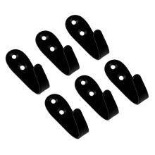 Crochet de porte portable pour vêtements, serviettes et-Noir L