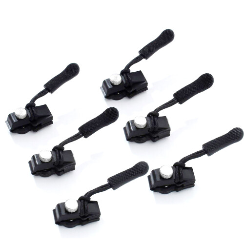 6/12Pcs Adjustable Instantly Zippers Fixer 3 Different-6Pcs