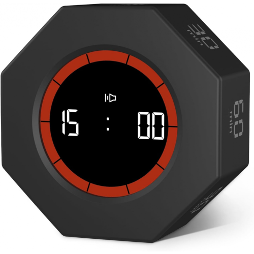 Visual Countdown Timer 1,3,5,15,30,60,90 Minutes Preset,
